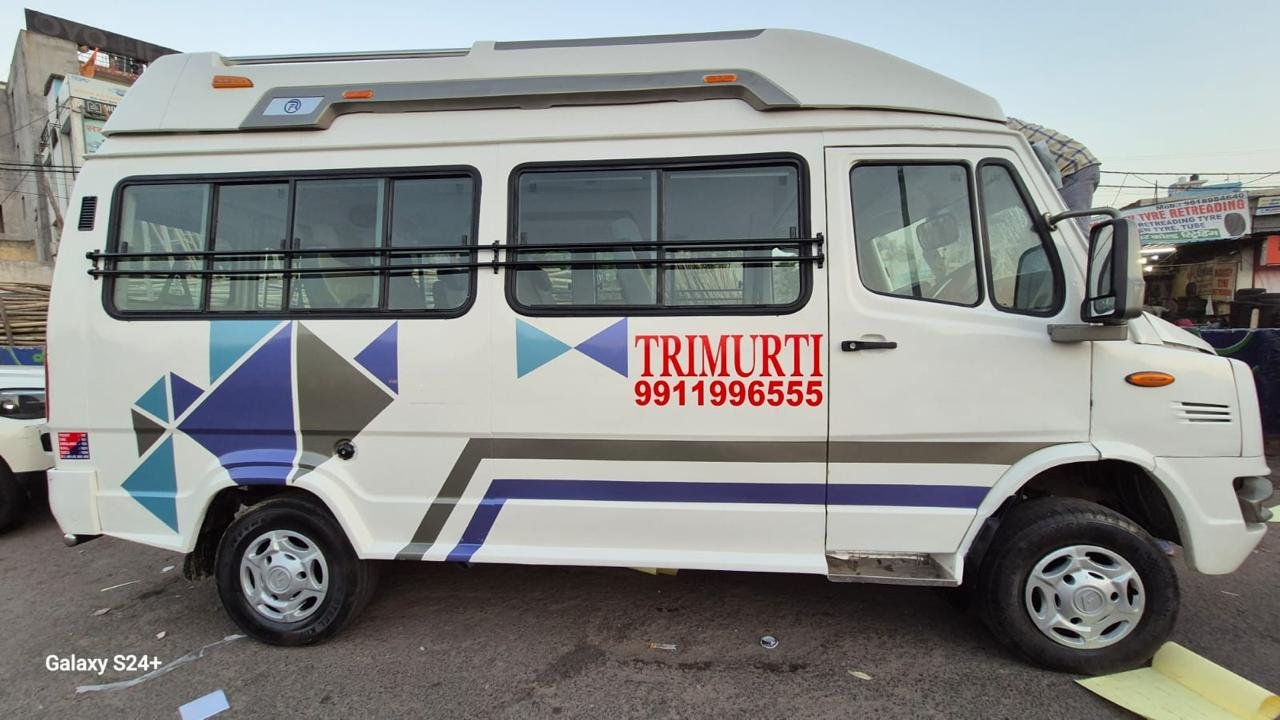 Family holiday travel by tempo traveller